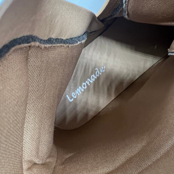 Lemonade Women Combat Boot Size 8M Rhinestone Strap Lace Up Textured Sole - Picture 7 of 14